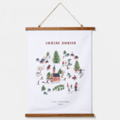 Tapisserie Suspendue Maisons de Noël Maisons de Noël (Recto)