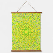 Tapisserie Suspendue Mandala Harmony Wall Tapestry Wood-Topped Vertical (Recto 3)