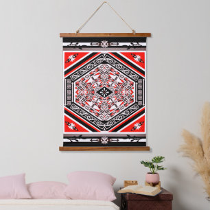 Tapisserie Suspendue Mandala Tribal Art Nouveau