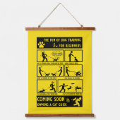 Tapisserie Suspendue Manuel d'instruction de chien amusant (Recto)