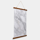 Tapisserie Suspendue Marbre Blanc (Angulaire)