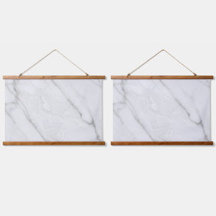 Tapisserie Suspendue Marbre Blanc