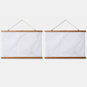 Tapisserie Suspendue Marbre Blanc
