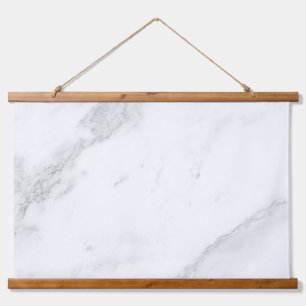 Tapisserie Suspendue Marbre Blanc