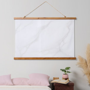 Tapisserie Suspendue Marbre Blanc