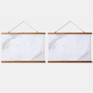 Tapisserie Suspendue Marbre Blanc