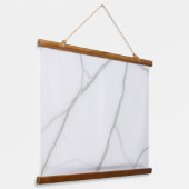 Tapisserie Suspendue Marbre Blanc (Incliné)
