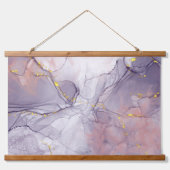 Tapisserie Suspendue Marbre violet et or (Recto 2)