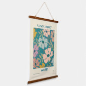 Tapisserie Suspendue Marché aux fleurs Madrid Imprimer (Angulaire)