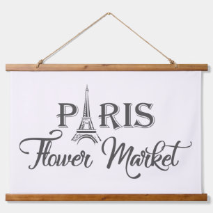 TAPISSERIE SUSPENDUE MARCHÉ FLEURIER DE PARIS