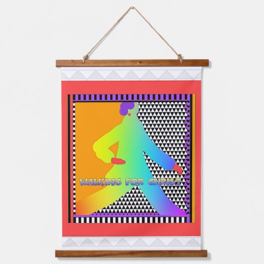 Tapisserie Suspendue Marcher Pour Le Christ (Recto)