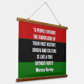 Tapisserie Suspendue Marcus Garvey TREE SANS RACINE Pan African (Angulaire)
