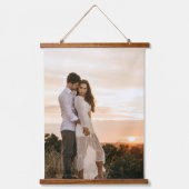 Tapisserie Suspendue Mariage de script Delicate Vows Anniversaire 2 Pho (Recto 3)