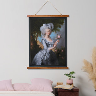 Tapisserie Suspendue Marie Antoinette Avec Un Rose
