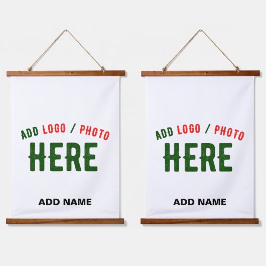 TAPISSERIE SUSPENDUE MARQUE BLANCHE MODERNE ET PERSONNALISABLE VÉRIFIÉE (Double)