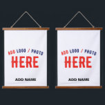 TAPISSERIE SUSPENDUE MARQUE BLANCHE MODERNE ET PERSONNALISABLE VÉRIFIÉE<br><div class="desc">VOUS POUVEZ CHANGER,  REDIMENSIONNER OU AJOUTER LOGO,  PHOTO,  TEXTE ET COULEURS COMME VOUS LE SOUHAITEZ.MERCI.</div>