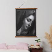 Tapisserie Suspendue Mater Dolorosa Engraving par Carlo Dolci (Chambre à coucher)