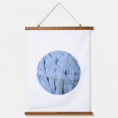 Tapisserie Suspendue Matière en coton bleu Texture (Recto)