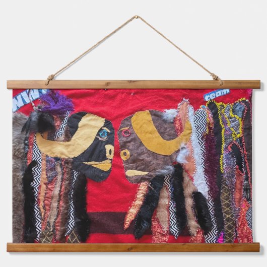 Tapisserie Suspendue Me tenir debout (Devant)