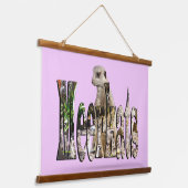 Tapisserie Suspendue Meerkats, Mur Découpé En Bois (Angulaire)