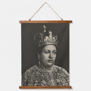 Tapisserie Suspendue Menen Selassie Jah Rastafari Rasta Reggae Roots