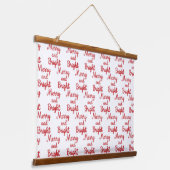 Tapisserie Suspendue merry and bright seamless (Angulaire)