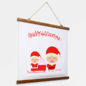 Tapisserie Suspendue Merry christmas (Angulaire)