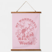 Tapisserie Suspendue Mes merveilleuses fleurs rétro du monde (Recto)