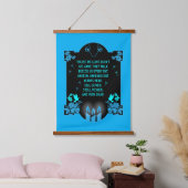 Tapisserie Suspendue Message de prise en charge de la confirmation (Chambre à coucher)