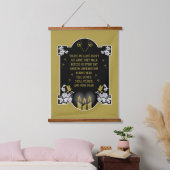 Tapisserie Suspendue Message de prise en charge de la confirmation (Chambre à coucher)