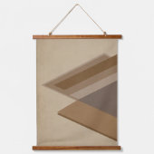 Tapisserie Suspendue Modern Abstract Wood Art Set (Recto)