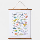 Tapisserie Suspendue Mon alphabet de dinosaure (Recto)