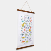 Tapisserie Suspendue Mon alphabet de dinosaure (Angulaire)