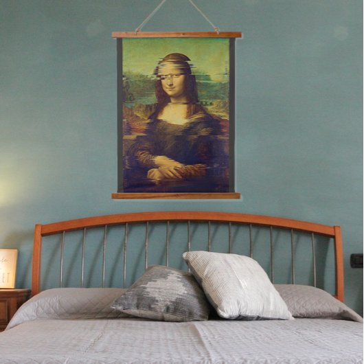 Tapisserie Suspendue Mona Lisa avec un pépin