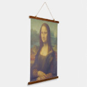 Tapisserie Suspendue Mona Lisa par Leonardo Da Vinci Art (Angulaire)