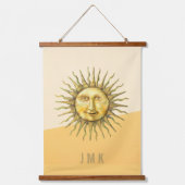 Tapisserie Suspendue Monogramme de la face solaire céleste (Recto)