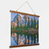 Tapisserie Suspendue Mont Shuksan reflété dans le lac Reflection (Angulaire)