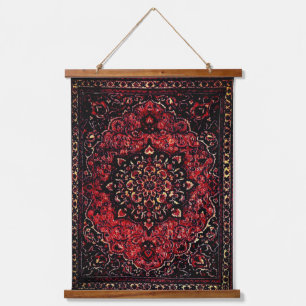 Tapisserie Suspendue Moquette persane en champ teinté rose