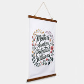 Tapisserie Suspendue Mothers Awaken Potential Within Us (Angulaire)