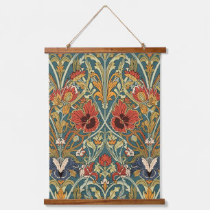 Tapisserie Suspendue Motif Art Nouveau floral William Morris Compton