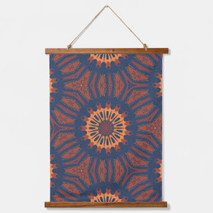 Tapisserie Suspendue Motif Boho Bloom Mandala