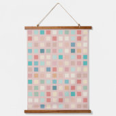 Tapisserie Suspendue Motif Carré muet multicolore (Recto)