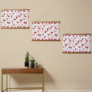 Tapisserie Suspendue Motif cerise 1