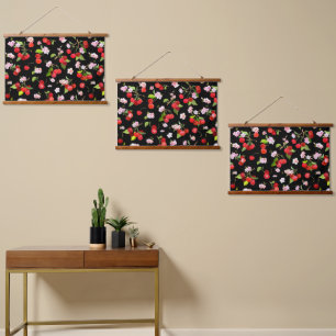 Tapisserie Suspendue Motif cerise 2