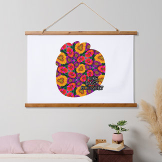 Tapisserie Suspendue Motif coloré Daisy Bouquet