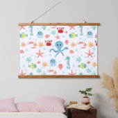 Tapisserie Suspendue Motif du monde marin (Chambre à coucher)