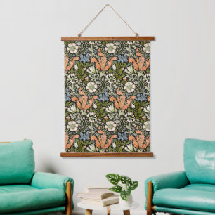 Tapisserie Suspendue Motif floral Art Nouveau de William Morris Compton