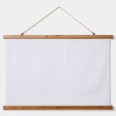 Tapisserie Suspendue Motif géométrique blanc et gris avec verrouillage (Recto)