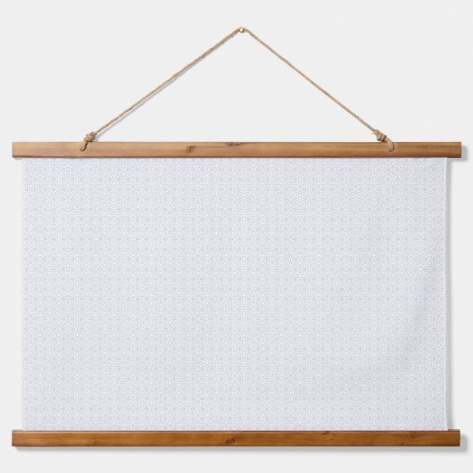 Tapisserie Suspendue Motif géométrique blanc et gris avec verrouillage (Recto 3)