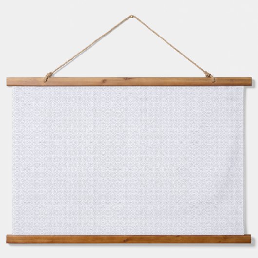 Tapisserie Suspendue Motif géométrique blanc et gris avec verrouillage (Recto 2)